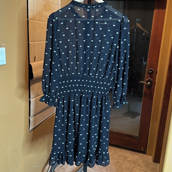 NWT Maje Rythonoeud Embroidered Bow Print Mini Dress Size 40 Size 10 - Picture 13 of 13